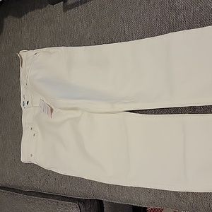 Men's white skinny jeans
